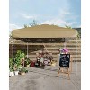 10x10 Pop Up Canopy Tent, Easy Up Canopy with 3 Adjustable Height, Outdoor Sun Shade with 4 Sandbags & Carrying Bag for Camping, Parties,Outdoor Event - 2 of 4