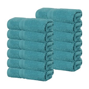 Smart Dry Cotton Medium Weight Solid Towel Set by Blue Nile Mills - 1 of 4