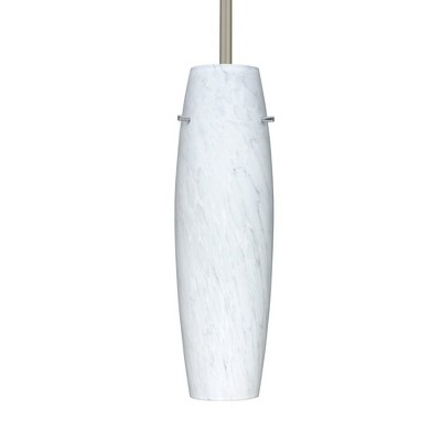 Besa Lighting Suzi 1 - Light Pendant in  Satin Nickel