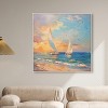 Art Remedy Sailboats in the Sunset Chic Coastal Wall Art Framed - 2 of 4