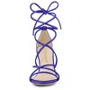 Allegra K Women's Back to College Strappy Straps Lace Up Chunky Heel Sandals - 2 of 4