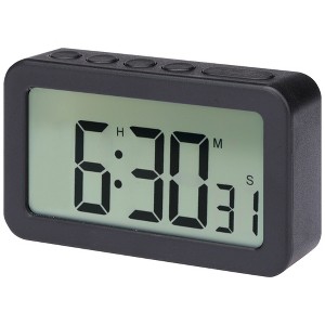 REGALWOVEN Digital Smart Battery Powered Snooze Home Decor Alarm Clock 3.3 x 2 x 0.8 Inches - 1 of 4