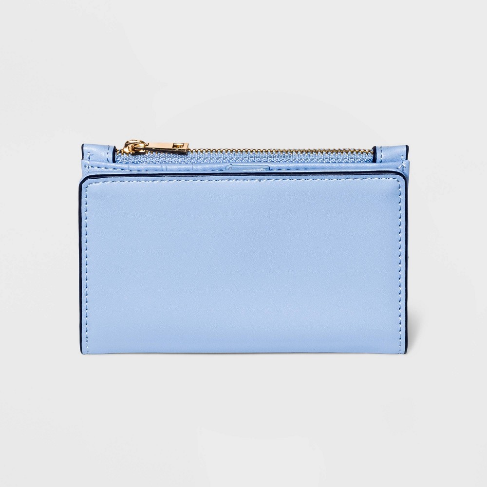 Women's Small BiFold Wallet - A New Day Blue