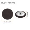 Unique Bargains Round Metal Sewing Cloth Covered Button 10 Pcs - 2 of 4