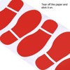 Unique Bargains Home Classroom Floor Stairs Decal PVC Footprint Sticker 8 Pairs - 4 of 4