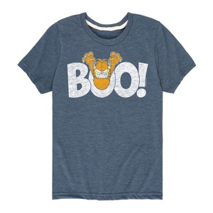 Boys' - Garfield - Boo Short Sleeve Graphic T-Shirt - 1 of 4