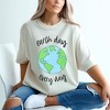 Simply Sage Market Women's Earth Day Every Day Short Sleeve Garment Dyed Tee - 2 of 2