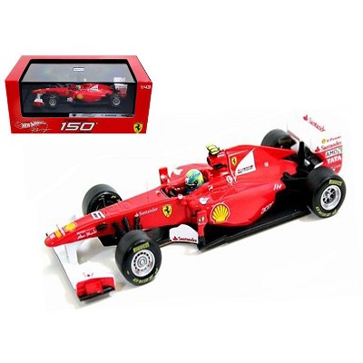 Ferrari F2011 150 Italia #6 Felipe Massa 2011 1/43 Diecast Car Model by Hotwheels