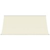vidaXL Retractable Awning Cream 118.1"x59.1" Fabric and Steel - 3 of 4