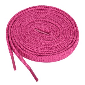 INSPIRE CHIC Double Layer Hollow Thick Flat Shoelaces 2 Pairs - 1 of 4