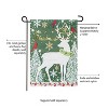 Evergreen Merry Christmas Reindeer Garden Suede Flag - 3 of 4