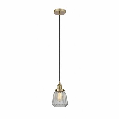 Chatham - 1 Light Mini Pendant In Art Deco Style-11.75 Inches Tall and 7 Inches Wide