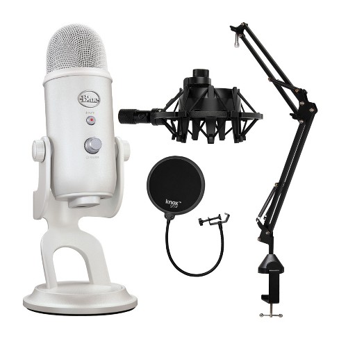 Yeti Microphone (white Mist) With Boom Arm Filter Shock Mount : Target