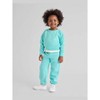 The Children's Place Toddler Girls Active Long Sleeve Garment Dyed Premium Fleece Sweatshirt - 3 of 4