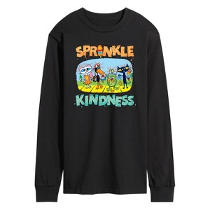 Men's - Pete the Cat - Sprinkle Kindness Long Sleeve Graphic T-Shirt - 1 of 4