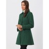 INSPIRE CHIC Women's Winter Classic Single Breasted Outwear Overcoat with Pockets - image 3 of 4