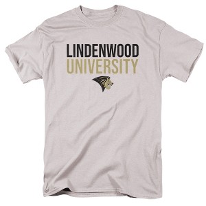 Campus Lab Lindenwood University Official Stacked Adult T-Shirt - 1 of 4