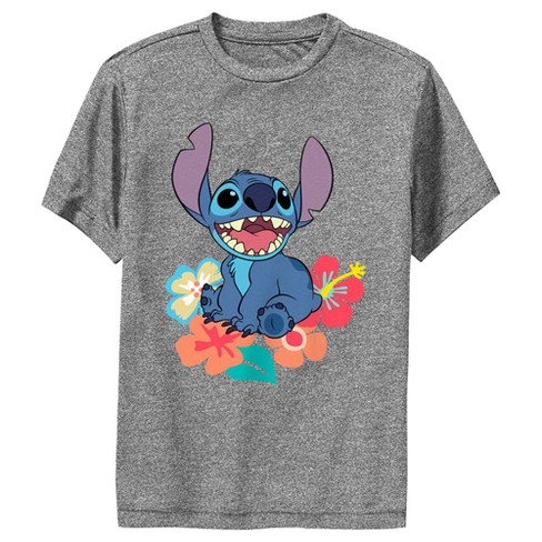 Boy's Lilo & Stitch Tropical Happy Stitch Performance Tee - image 1 of 4