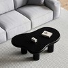 KIGFTSOD Cloud Coffee Table, Cute Cream Coffee Table with 4 Solid Legs, Modern Carton Center Table for Living Room, Home Office - 3 of 4