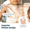 Tiny Twinkle Mess-Proof and Waterproof Baby Food Bib for Boys or Girls, Machine Washable and BPA-Free w/Adjustable Closure - 3 of 4