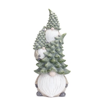 Melrose Stone Pine Tree Gnome Stack