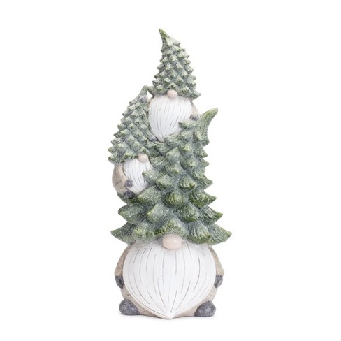 Melrose Stone Pine Tree Gnome Stack - image 1 of 3