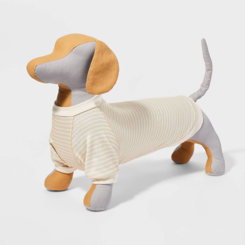 Stripe Lightweight Dog Sweatshirt - Cream - Boots & Barkley™, 6 of 11