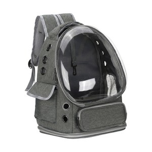 Unique Bargains Pet Portable Travel Backpack for Small Dog with Transparent Cover - 1 of 4