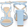 Perphy Pointed Toe Slingback Chunky Heel Sandals for Women - 2 of 4