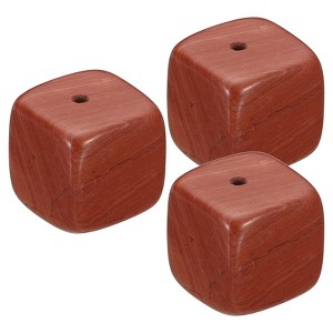 Unique Bargains Stick Holder Crystal Stone Incense Stand Base for Yoga Spa Room 3 Pcs - 1 of 4