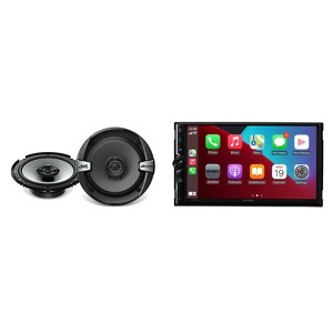 Jensen CAR723W 7" Multimedia Rec + JVC CS-DR162 6.5" Speakers - 1 of 3