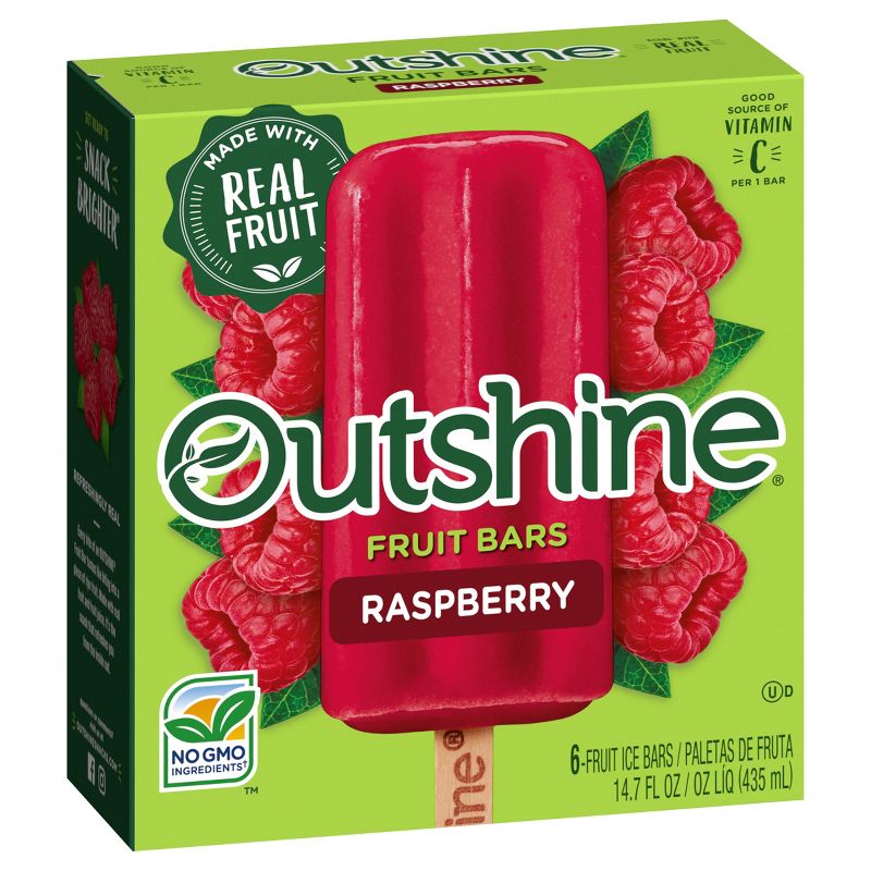 Outshine Raspberry Fruit Frozen Bar - 6ct, 5 of 12