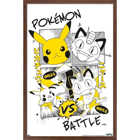 Pokémon - Pikachu, Eevee, And Its Evolutions Wall Poster, 22.375 x 34 