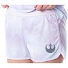 Star Wars Womens' Chewbacca Messy Hair Tie-Dye Sleep Pajama Set Short Multicolored - 3 of 4