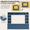 102.3" Farmhouse Entertainment Center Wall Unit for 75" TV,Large TV Stand with Bookshelves & Adjustable Shelves for Living Room-Baofuwish - 3 of 4