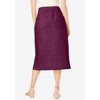 Jessica London Women's Plus Size Comfort Waist Stretch Denim Midi Skirt - 3 of 4