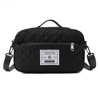 Dimensional diamond pattern Crossbody bag, suitable for leisure commuting, lightweight and easy to carry, essential for daily travel