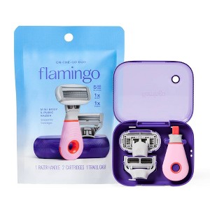 Flamingo Travel Size Razor - 4ct : Target