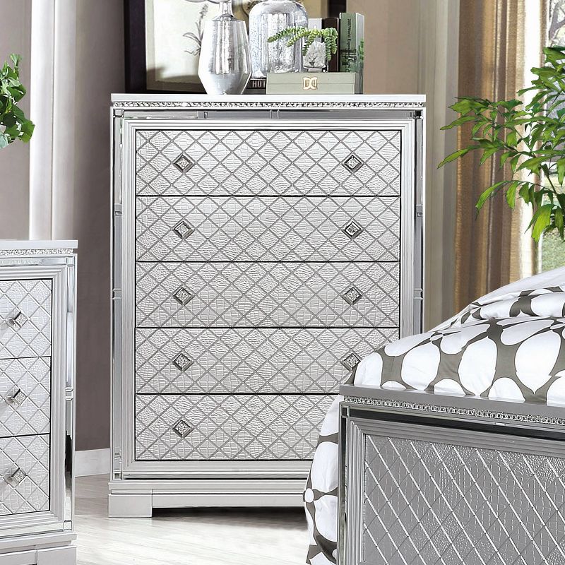 Tenaya 5 Drawer Chest Silver - HOMES: Inside + Out, 3 of 7
