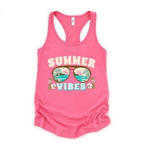 Simply Sage Market Women's Summer Vibes Beach Racerback Tank - 1 of 4