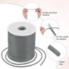 Unique Bargains Hollow Pipe Tubing Rubber Cord Silicone Stretchy Durable Elastic Beading Cord 1 Pc - 2 of 4