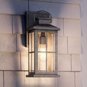 Urban Ambiance Luxury Transitional Outdoor Wall Sconce 18''H x 7''W,  Aged Pewter Finish,  Anaheim Collection, UHP1296 - 1 of 4