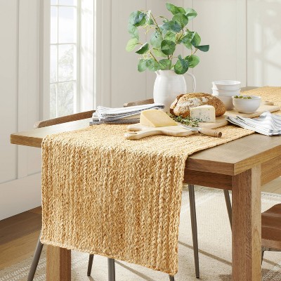 20&#34;x90&#34; Natural Jute Braided Table Runner - Hearth &#38; Hand&#8482; with Magnolia_0