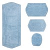 Waterford Collection Cotton Tufted Set of 4 Bath Rug Set - Home Weavers - 2 of 4