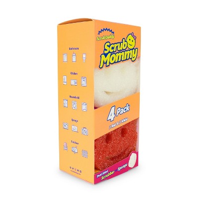 Scrub Daddy Dual-Sided Scrubber Sponge - 4ct