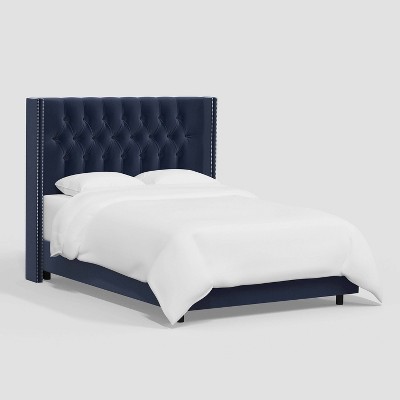 Louis Wingback Bed in Luxe Velvet - Threshold™
