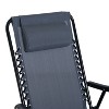 PAGED Outdoor Rocking Chair Set Foldable Beach Chairs with Steel Frame for Porch, Beach, Picnics, Balcony - 3 of 4