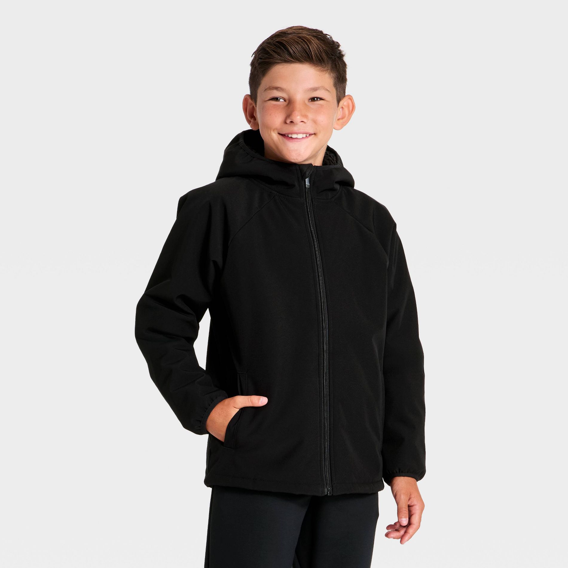Boys' Softshell Fleece Lined Jacket - All In Motion™