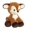 Aurora Medium Dashing Reindeer Holiday Festive Stuffed Animal Brown 11.5" - 2 of 4