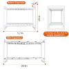 iMountek"2-Tier Under Sink Organizer Rack - Retractable, Space-Saving Storage Shelf, 22LBS Max Load"White - 4 of 4